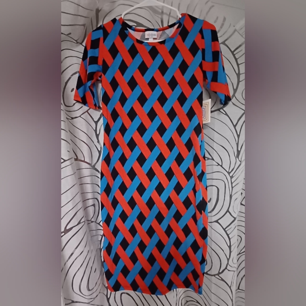 Last Chance..Lularoe Julia Geometric Patterned Dress